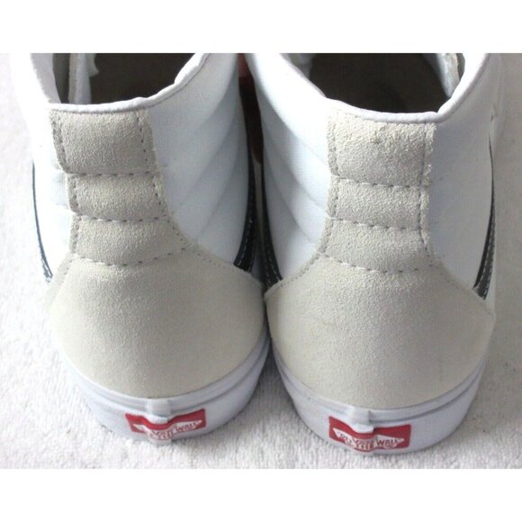 Vans Sk8-Hi Men's Classic Sport Dress Blues Striped Canvas Suede shoes NIB - Picture 5 of 5